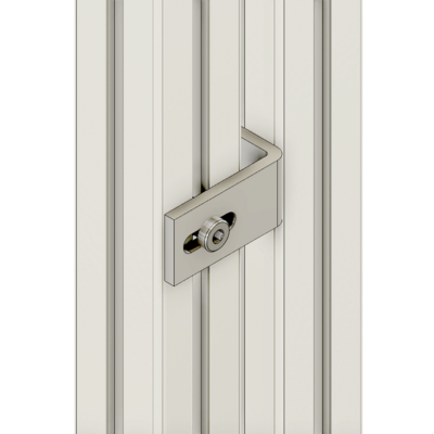 41-420-1 MODULAR SOLUTIONS ALUMINUM BRACKET<br>GUARD UNIT FIXING ANGLE